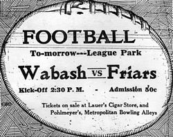 1917 - Pro Football Game