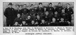 1916 - Dubuque Football Team