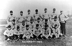 1920 - ND Baseball Team